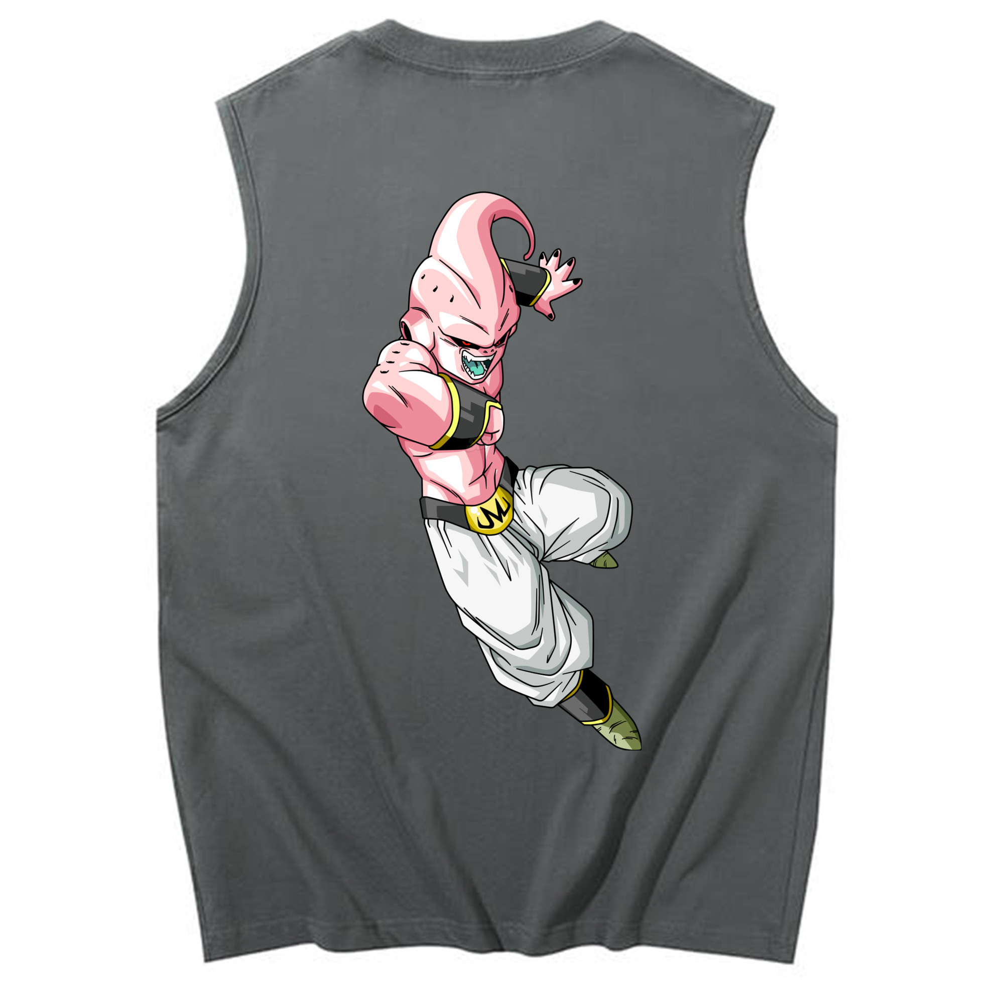 （画像用） ドラゴンボール 魔人ブウ DRAGON BALL Majin Buu コットン100％タンクトップ（背面プリント）